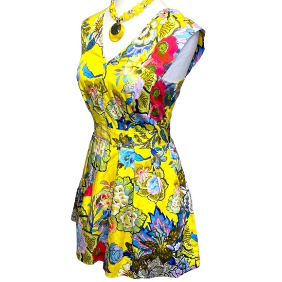 Cynthia Rowley Fit And Flare Floral Dress - Picture 4 of 7